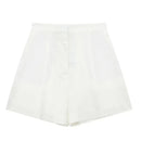 2024 Summer Woman Set Solid V Neck Sleeveless Chic Vest Top + Pockets Wild Commute Loose Casual Women's Shorts Streetwear