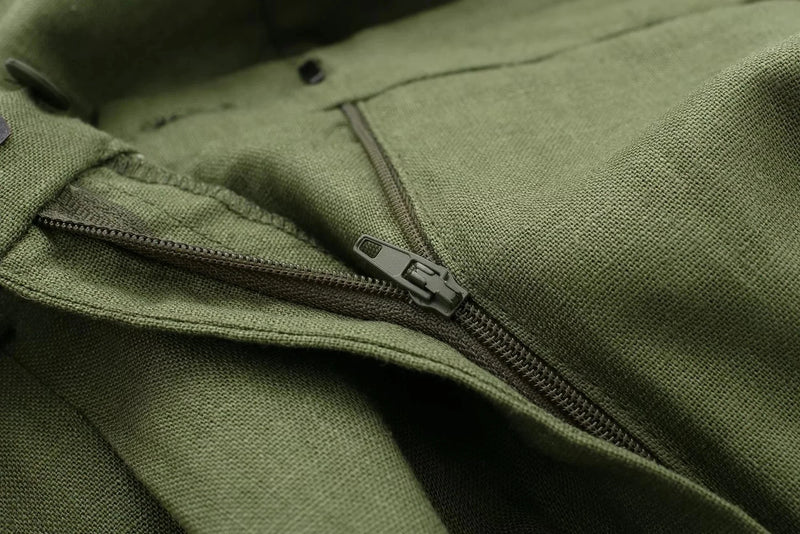 2024 Summer Woman Set Solid V Neck Sleeveless Chic Vest Top + Pockets Wild Commute Loose Casual Women's Shorts Streetwear