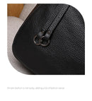 Bolsa de Ombro Feminina de Couro Genuíno 2025 Bolsa de Mão de Couro de Vaca de Alta Qualidade Bolsa Versátil Bolsa Transversal Casual Diária Como Presente